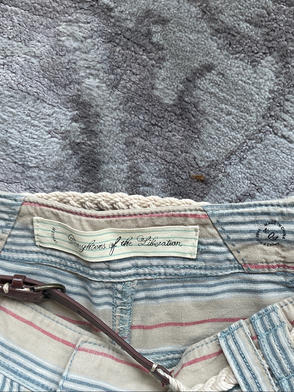 Anthro/Daughters of  the Liberation Cotton Shorts Bundle - Picture 3 of 10
